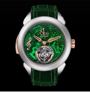 Jacob & Co. Palatial Flying Tourbillon Minute Repeater Titanium (Green Mineral Crystal) PT520.24.NS.QG.A Replica Watch